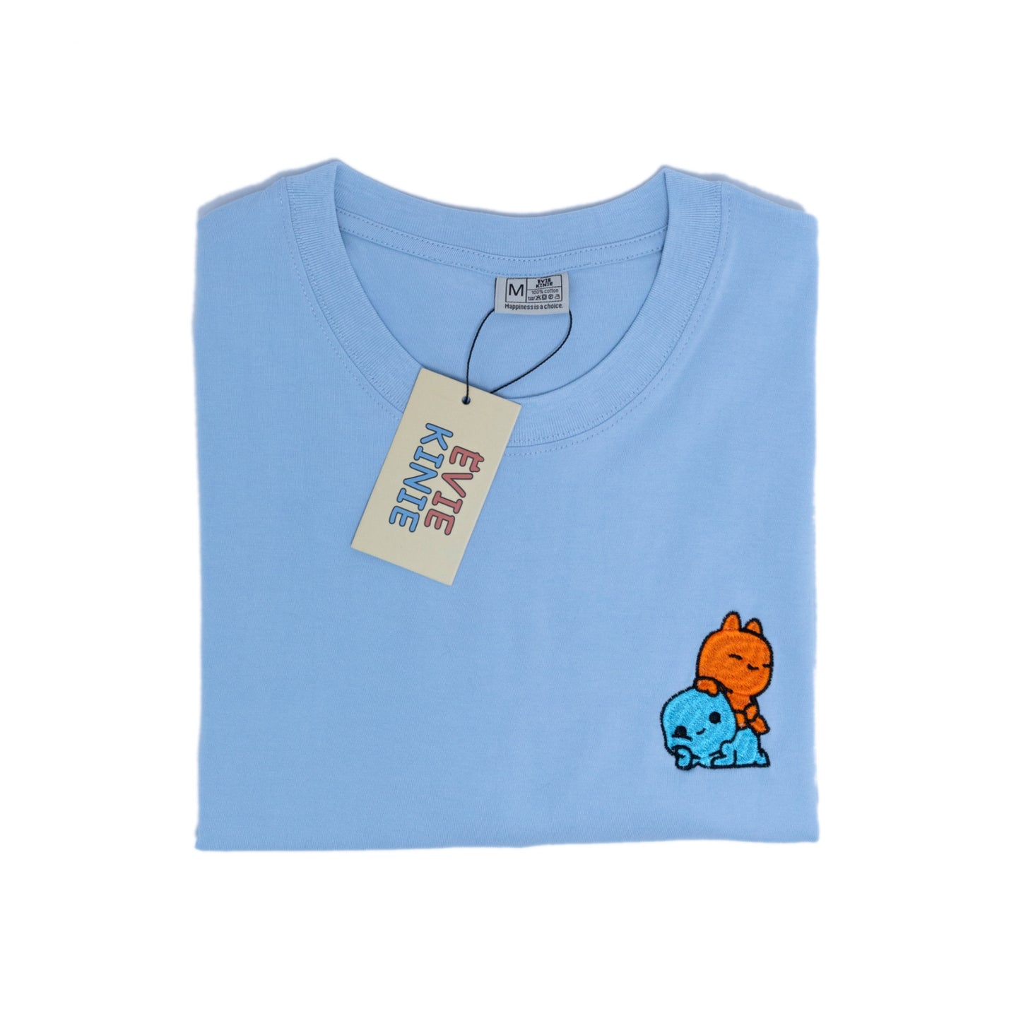 Classic T-shirt with Evie&Kinie Embroidery