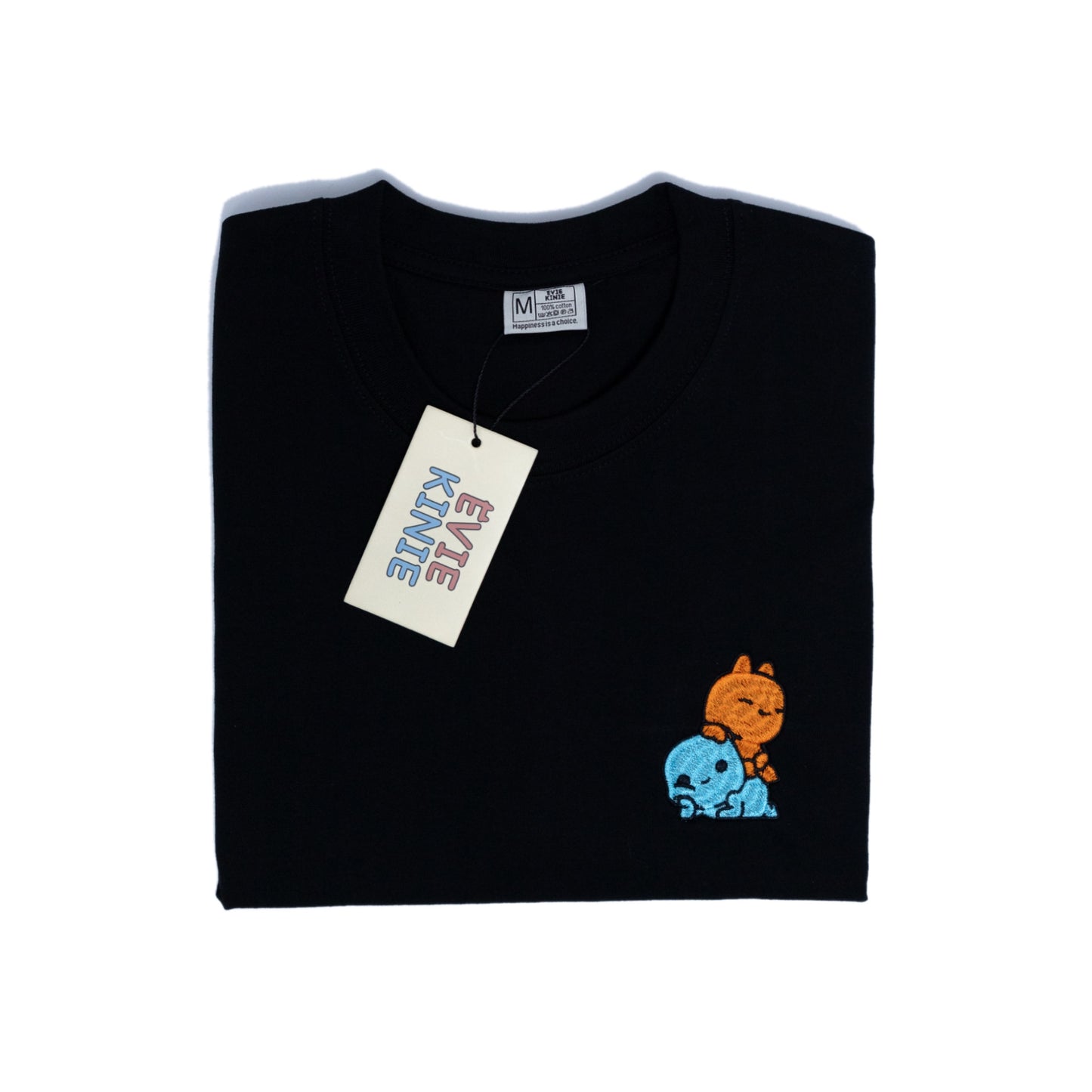 Classic T-shirt with Evie&Kinie Embroidery