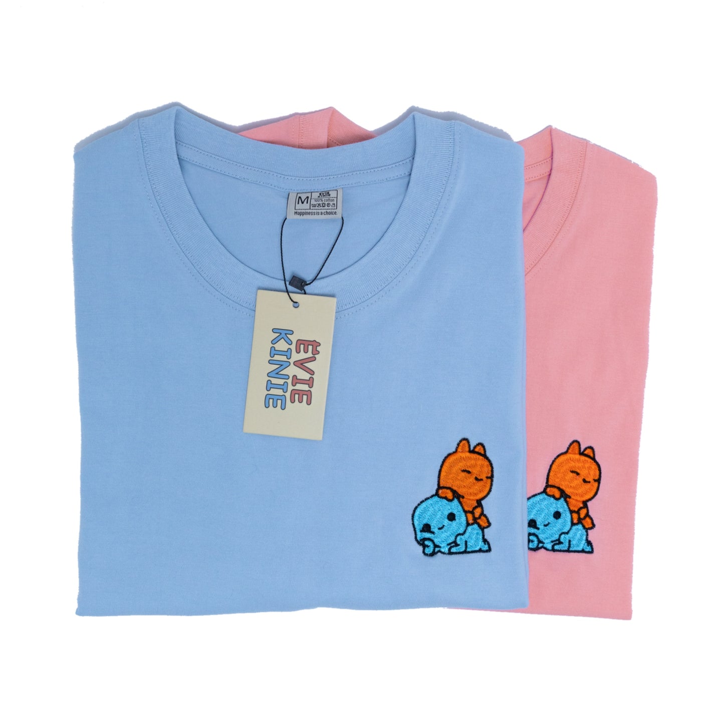 Classic T-shirt with Evie&Kinie Embroidery