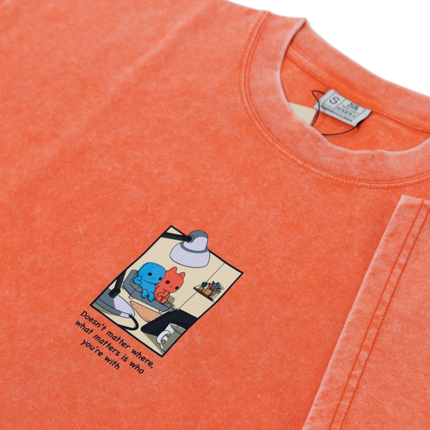 Oversized T-shirt with Evie&Kinie Print
