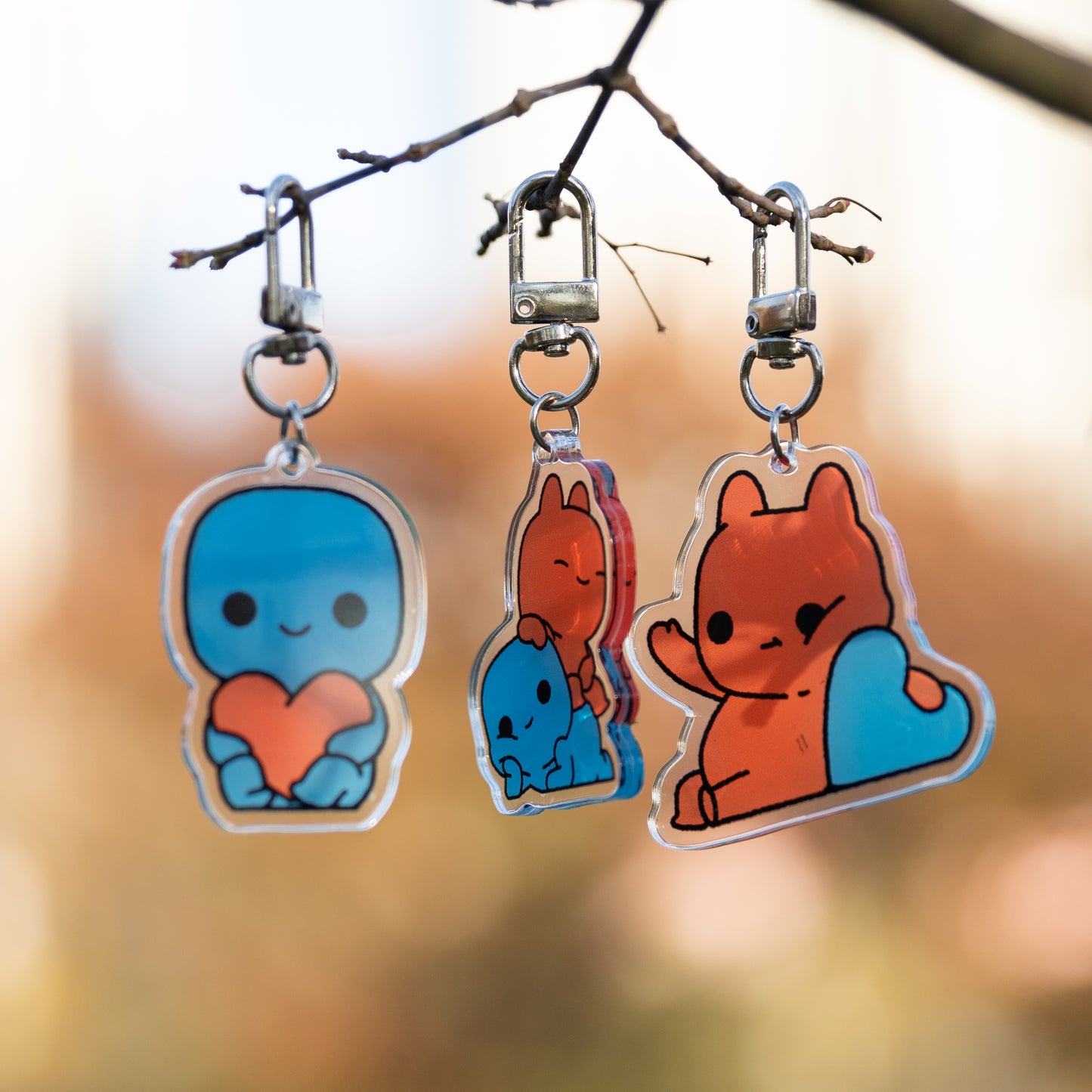 Set of Acrylic Keychains